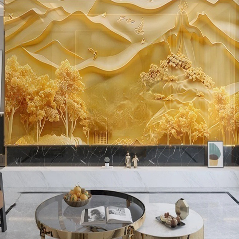 Interior Design With Wallpaper - Custom Wall Mural Abstract Wallpaper Modern