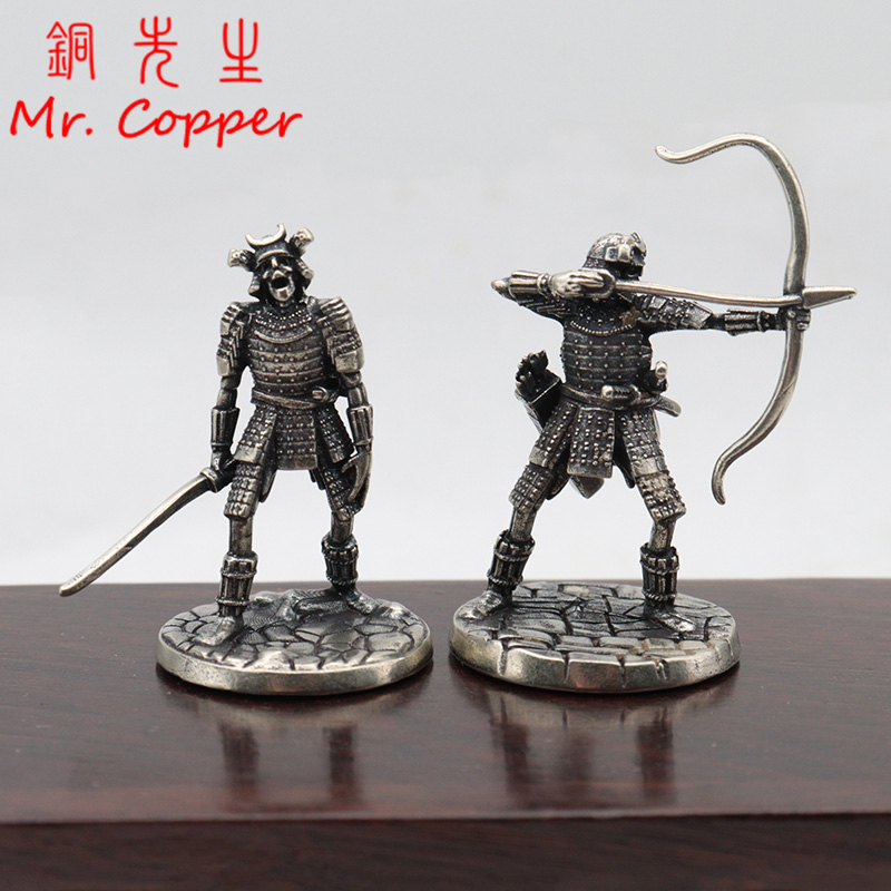 Interior Design Japan - Vintage White Brass Japanese Shogunate Skeleton