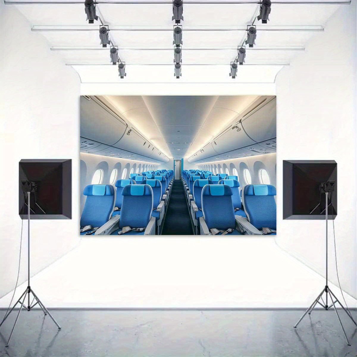 1pc aircraft cabin party Backg - Interior Design Years Of School recension och pris