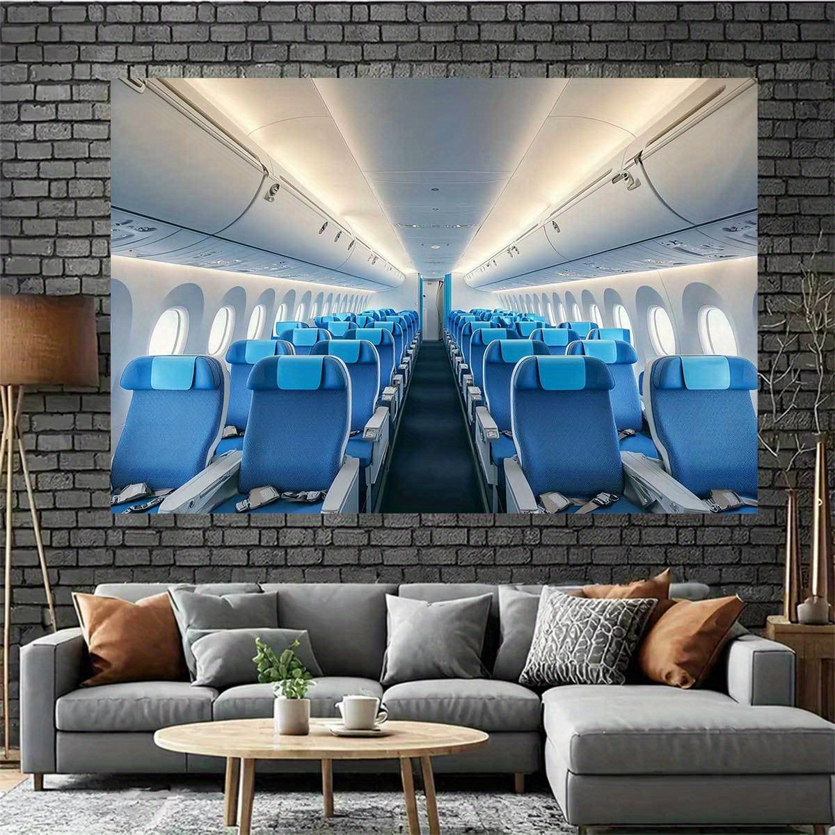 1pc aircraft cabin party Backg - Interior Design Years Of School recension och pris