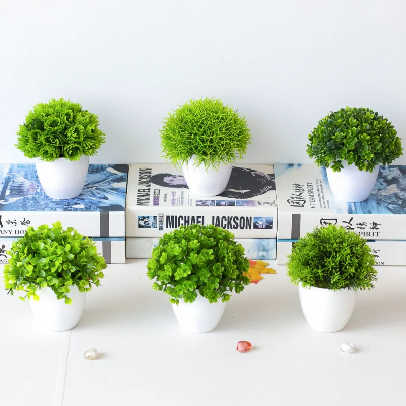 1pcs Green Plant Potted Plant  - Interior Design Office recension och pris