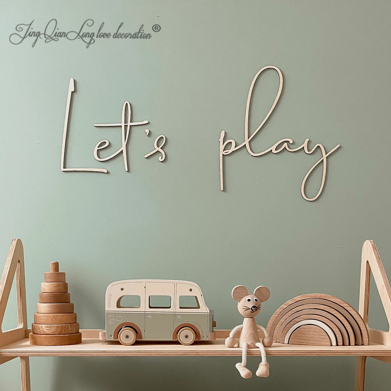 Let's PLAY Wall Sign - play si - Interior Design Years Of School recension och pris