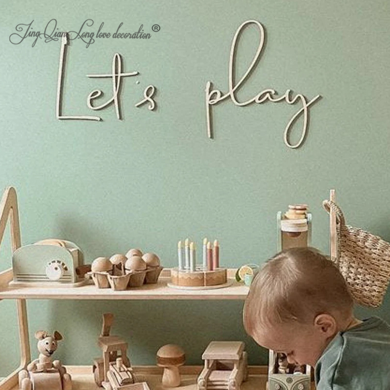 Let's PLAY Wall Sign - play si - Interior Design Years Of School recension och pris