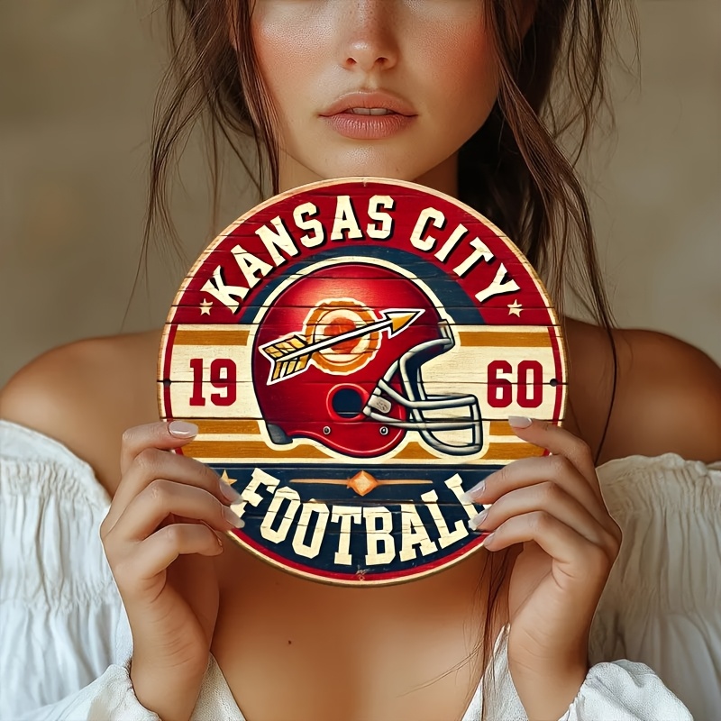 1pc Kansas City football-theme - Interior Design Years Of School recension och pris