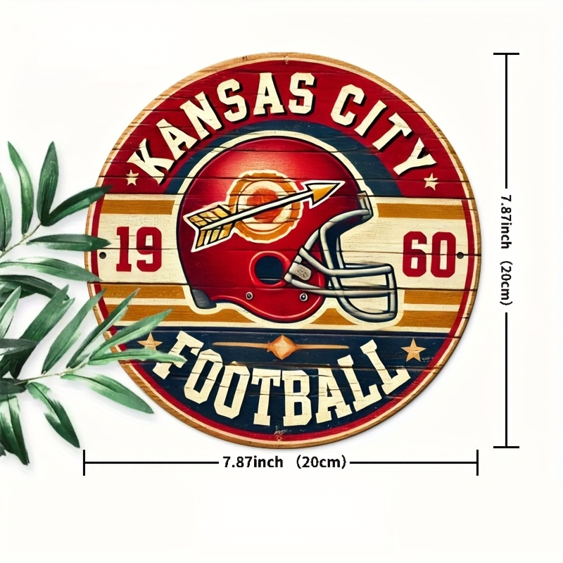 1pc Kansas City football-theme - Interior Design Years Of School recension och pris