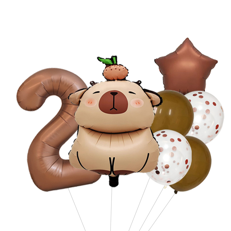 Capybara Balloon Set for Advan - Interior Design Years Of School recension och pris