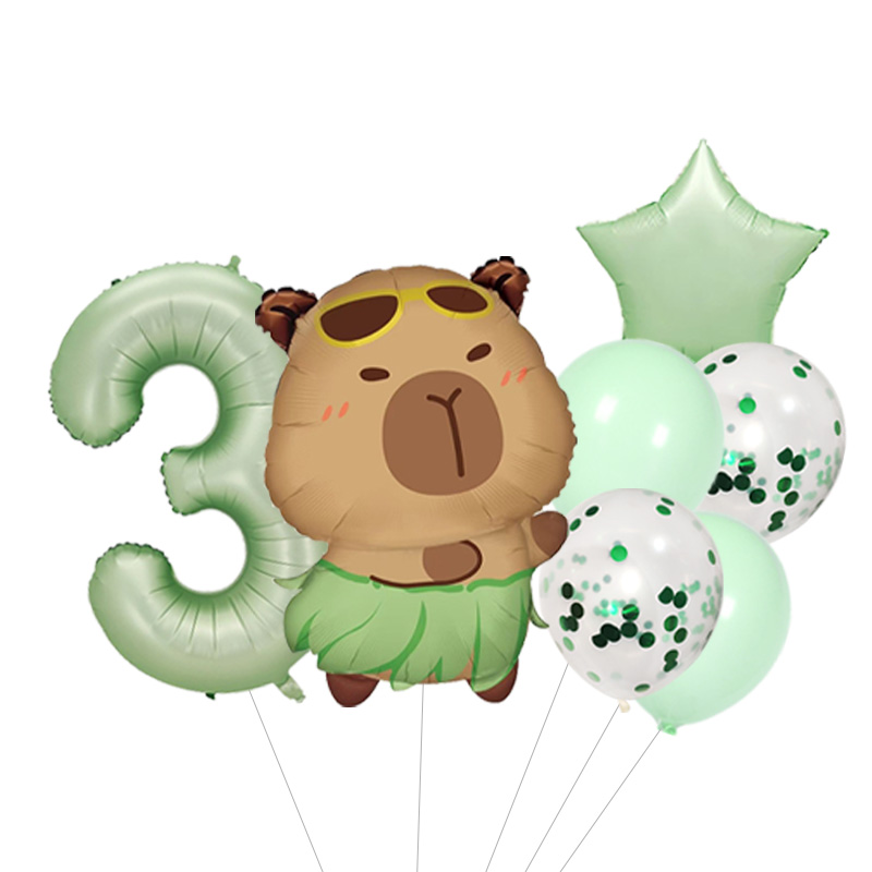 Capybara Balloon Set for Advan - Interior Design Years Of School recension och pris