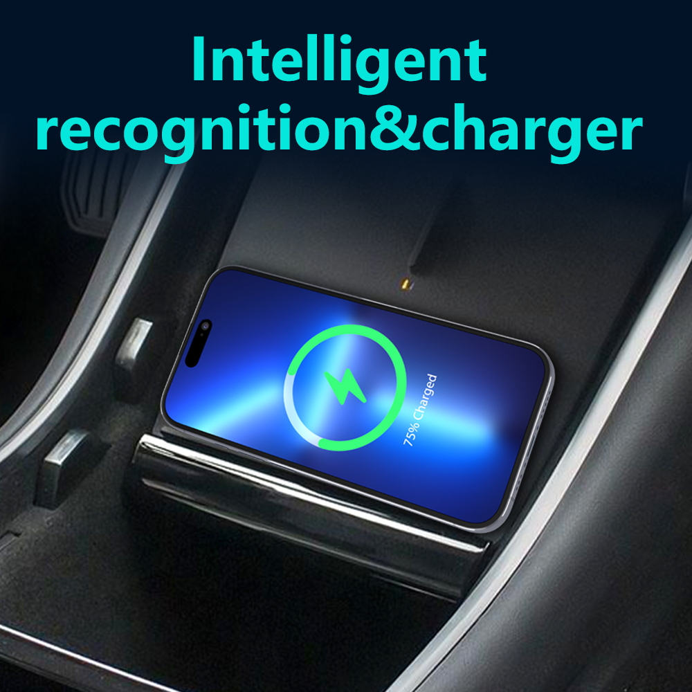 15W Wireless Charger For Tesla - Interior Design Mockup recension och pris