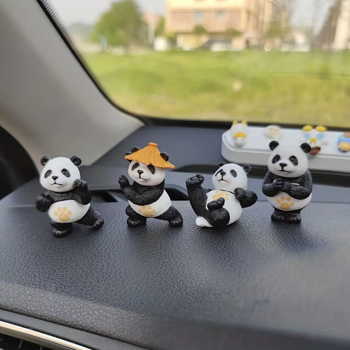 4pcs/set Panda Design Car Orna - Interior Design Years Of School recension och pris