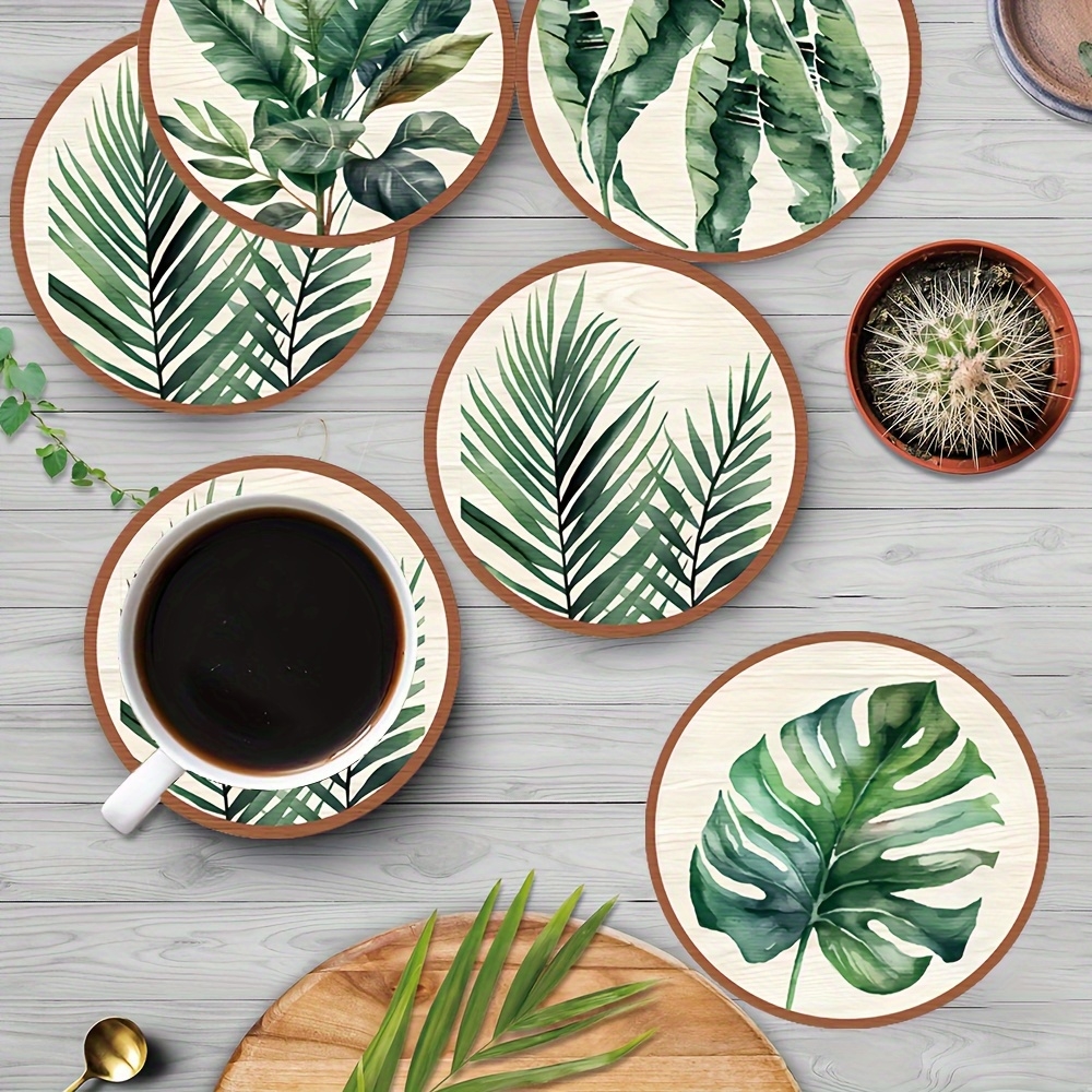 5pcs Tropical Plant Leaf-Patte - Interior Design Office recension och pris