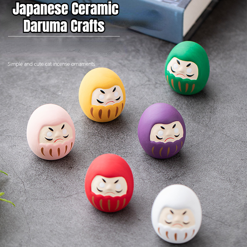 Japanese Ceramic Daruma Crafts - Interior Design Japan recension och pris