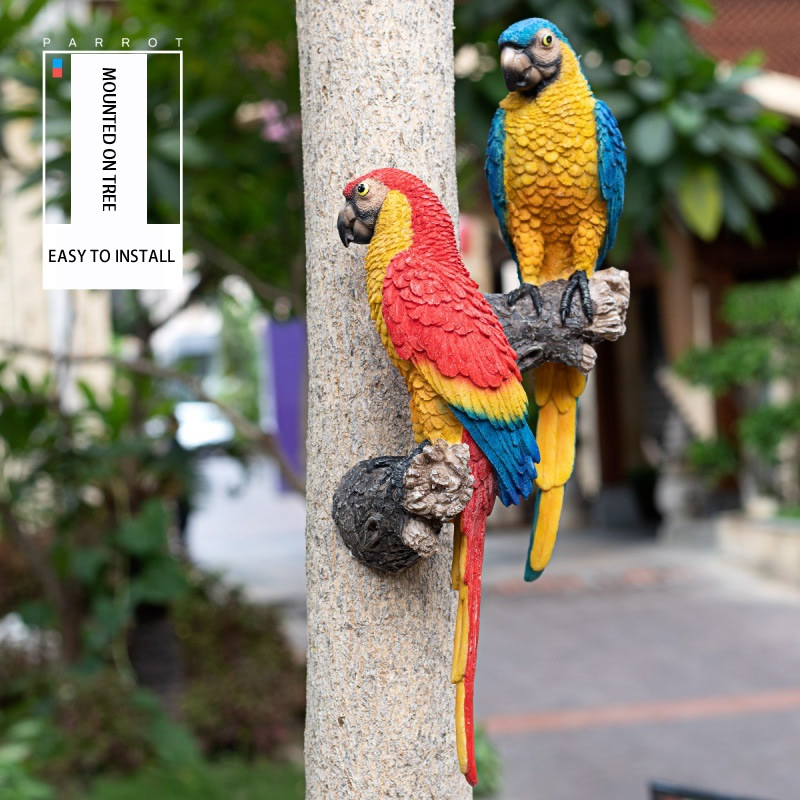 Creative Resin Parrot Statue T - Interior Design Office recension och pris