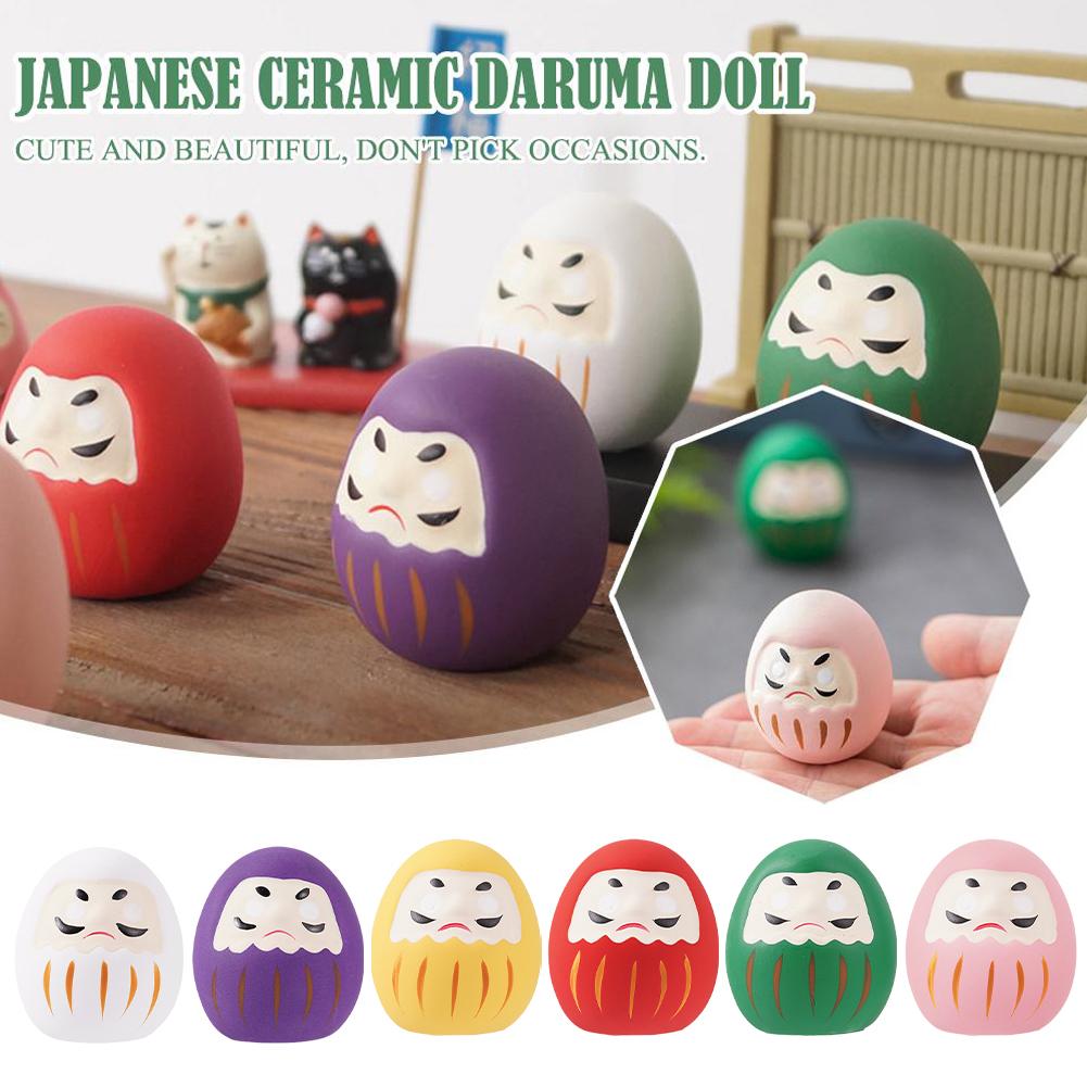 Japanese Ceramic Daruma Doll C - Interior Design Japan recension och pris