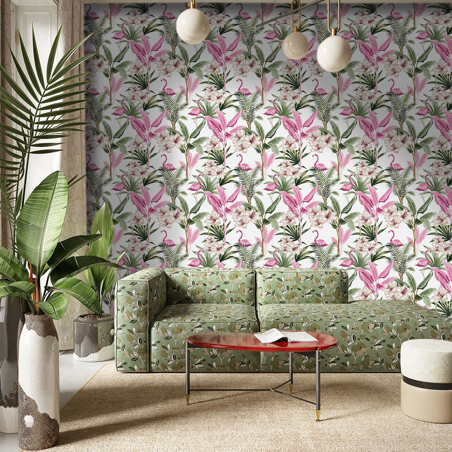Peel and Stick Botanical Wall  - Interior Design With Wallpaper recension och pris