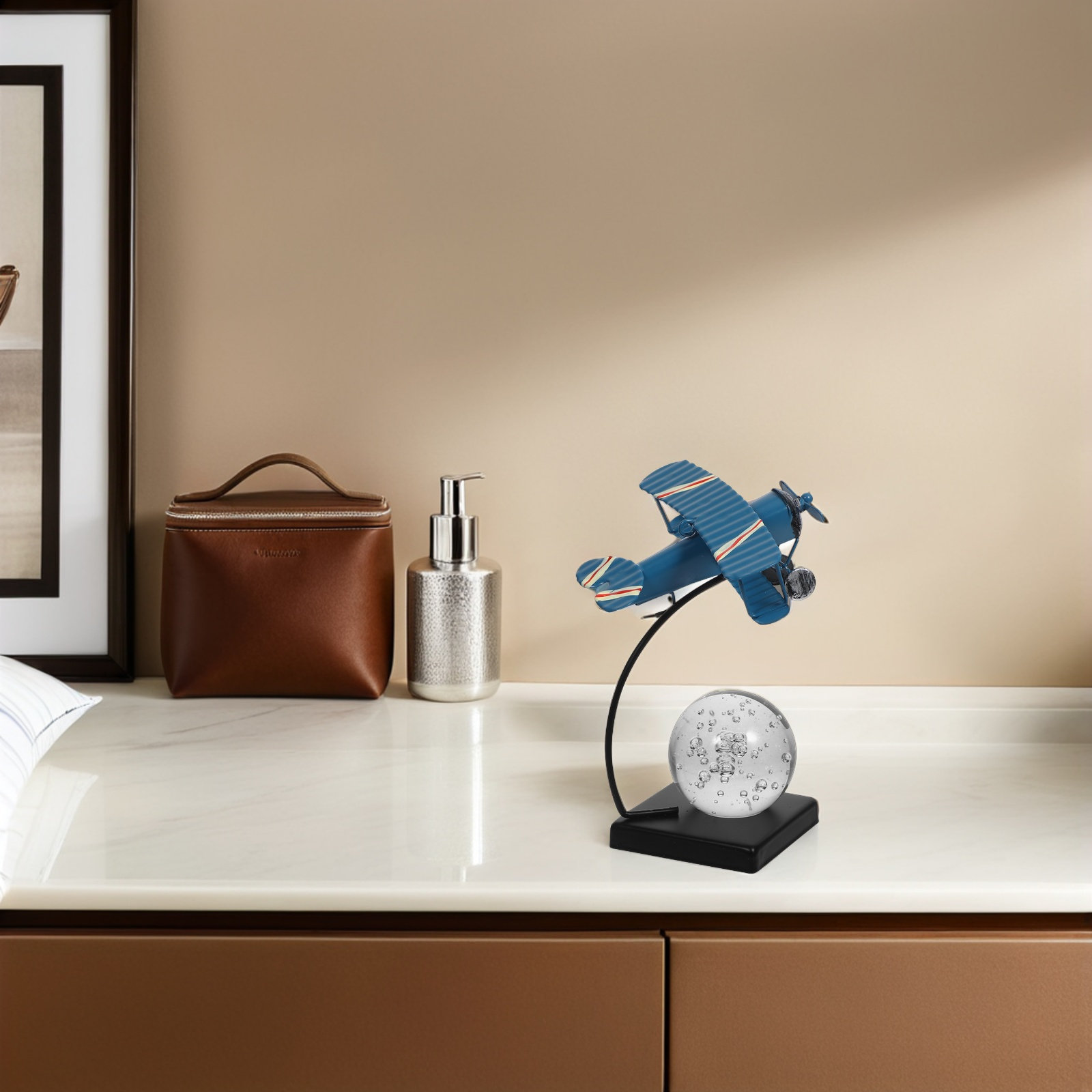 Miniature Vintage Aircraft Orn - Interior Design Vintage Style recension och pris