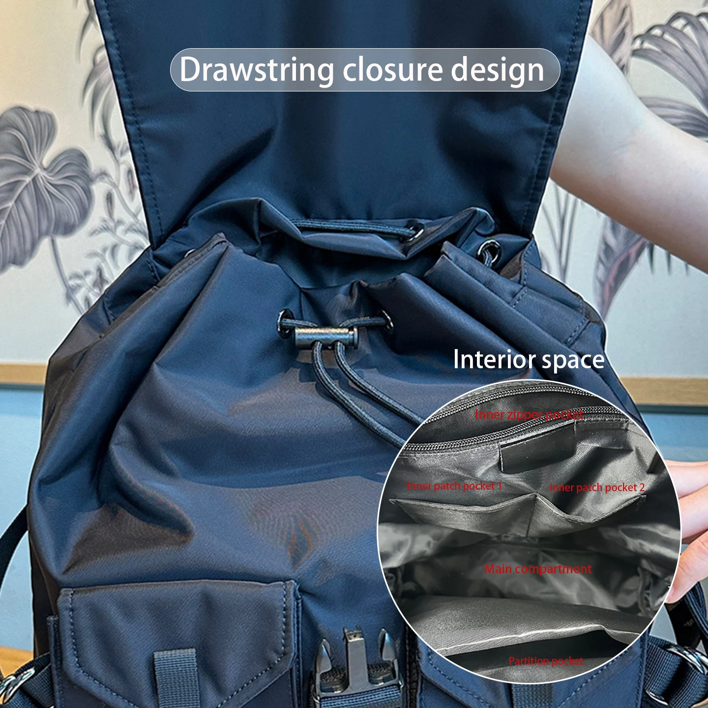 Large Capacity Solid Color Bac - Interior Design University recension och pris